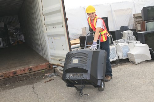 Recycling process at Commercial Waste High Wycombe facility